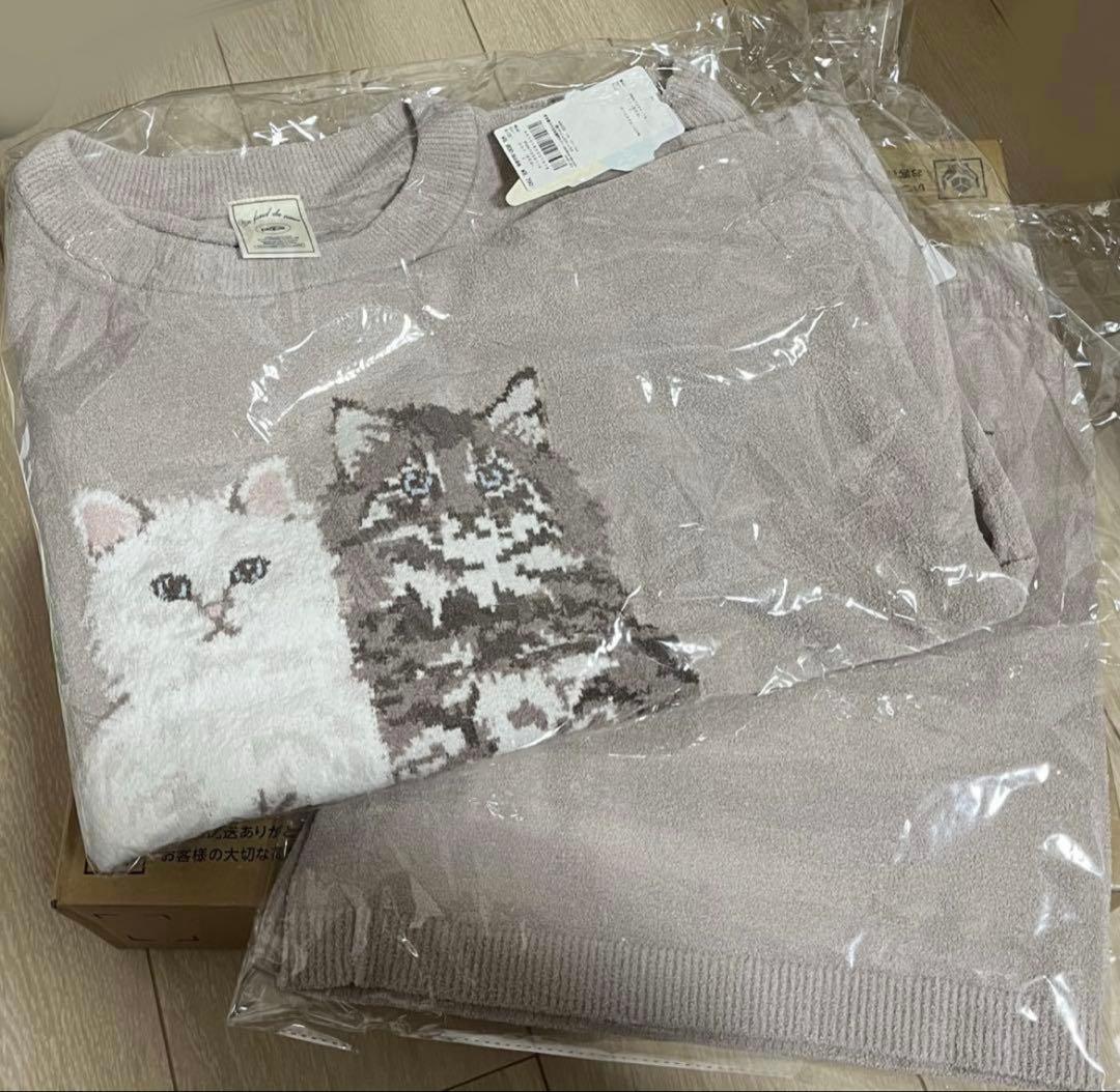 gelato piqué 猫柄　ルームウェア　上下セット