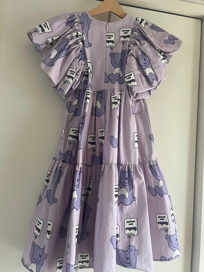 ワンピース CAROLINE BOSMANS BEAR LONG DRESS110cm