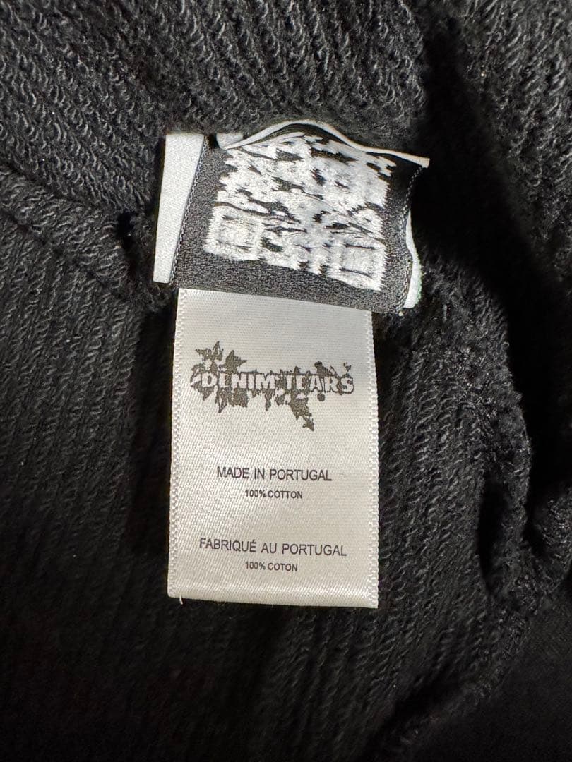 トップス Cotton Wreath Zip Hoodie Black