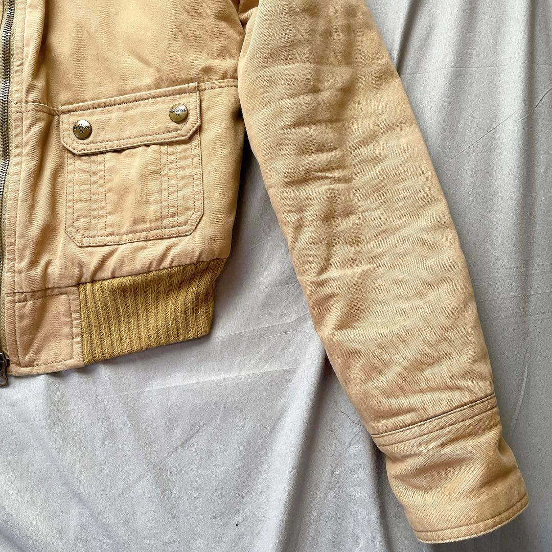 y2k ホリスター　グランジ ファー　短丈　ミリタリージャケット　平成ギャル