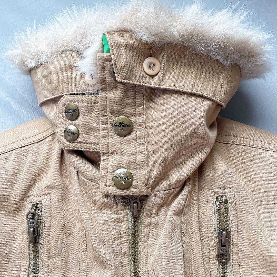 y2k ホリスター　グランジ ファー　短丈　ミリタリージャケット　平成ギャル