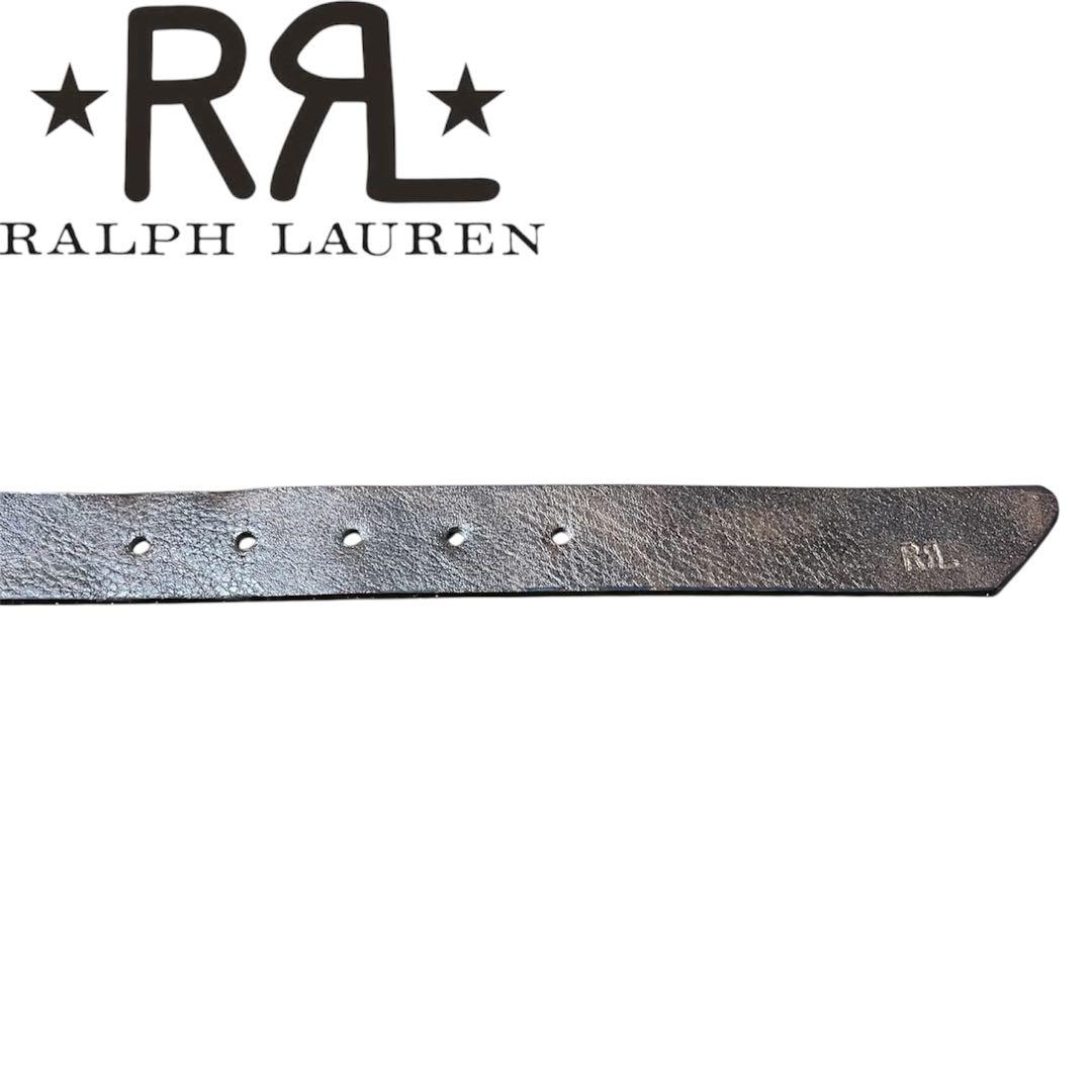 イタリア製 RRL double RL ダフルアールエル レザーベルト
