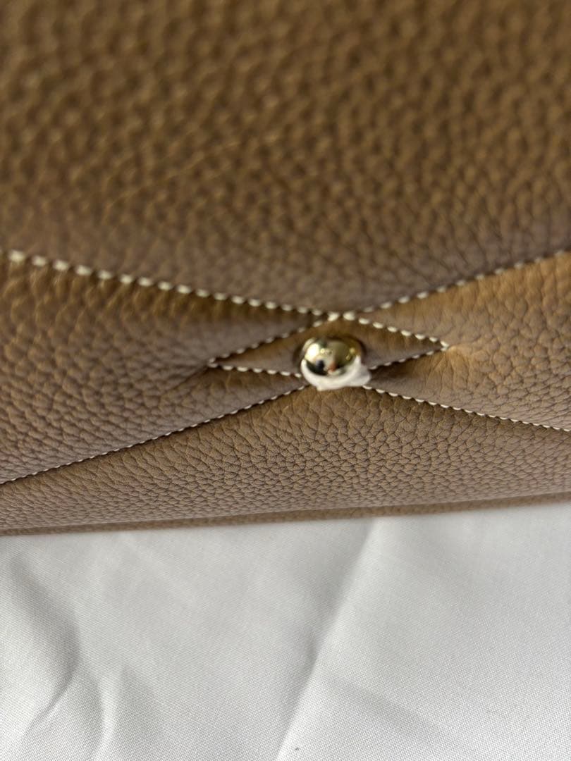 【美品】Hermesエルメスヴィクトリア35エトゥープQ刻⭐︎付属品あり