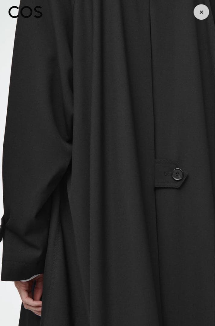 COS ボリュームスイングトレンチコート＊新品