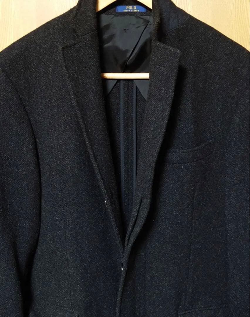 【美品】POLO RALPH LAUREN チェスターコート チャコール