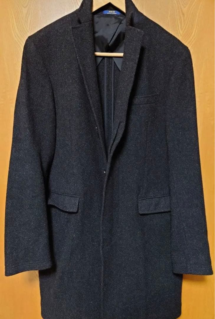 【美品】POLO RALPH LAUREN チェスターコート チャコール
