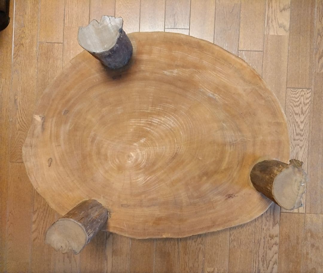 高級一枚板 ローテーブル ちゃぶ台