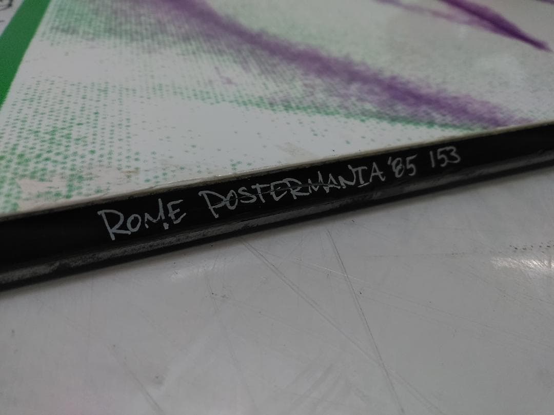 ローム ポスターマニア 155cm + ユニオン M/Lサイズ スノーボード ◇