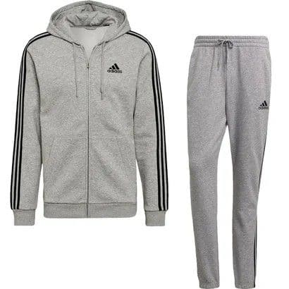 【新品・稀少サイズ4XO】アディダス フルジップスウェットパーカー 上下セット