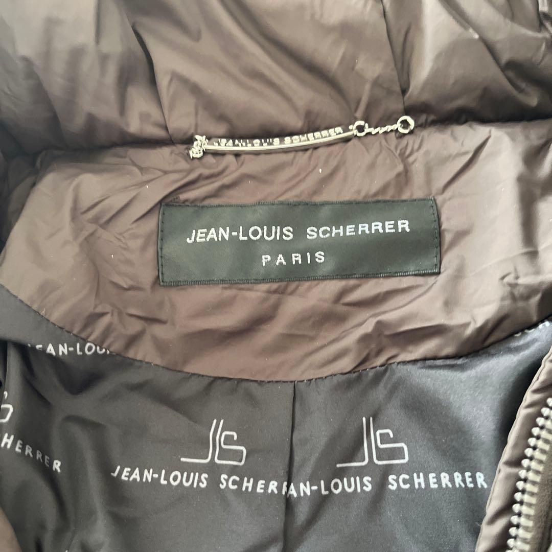 JEAN-LOUIS SCHERRER ブラウン ダウンロングコート