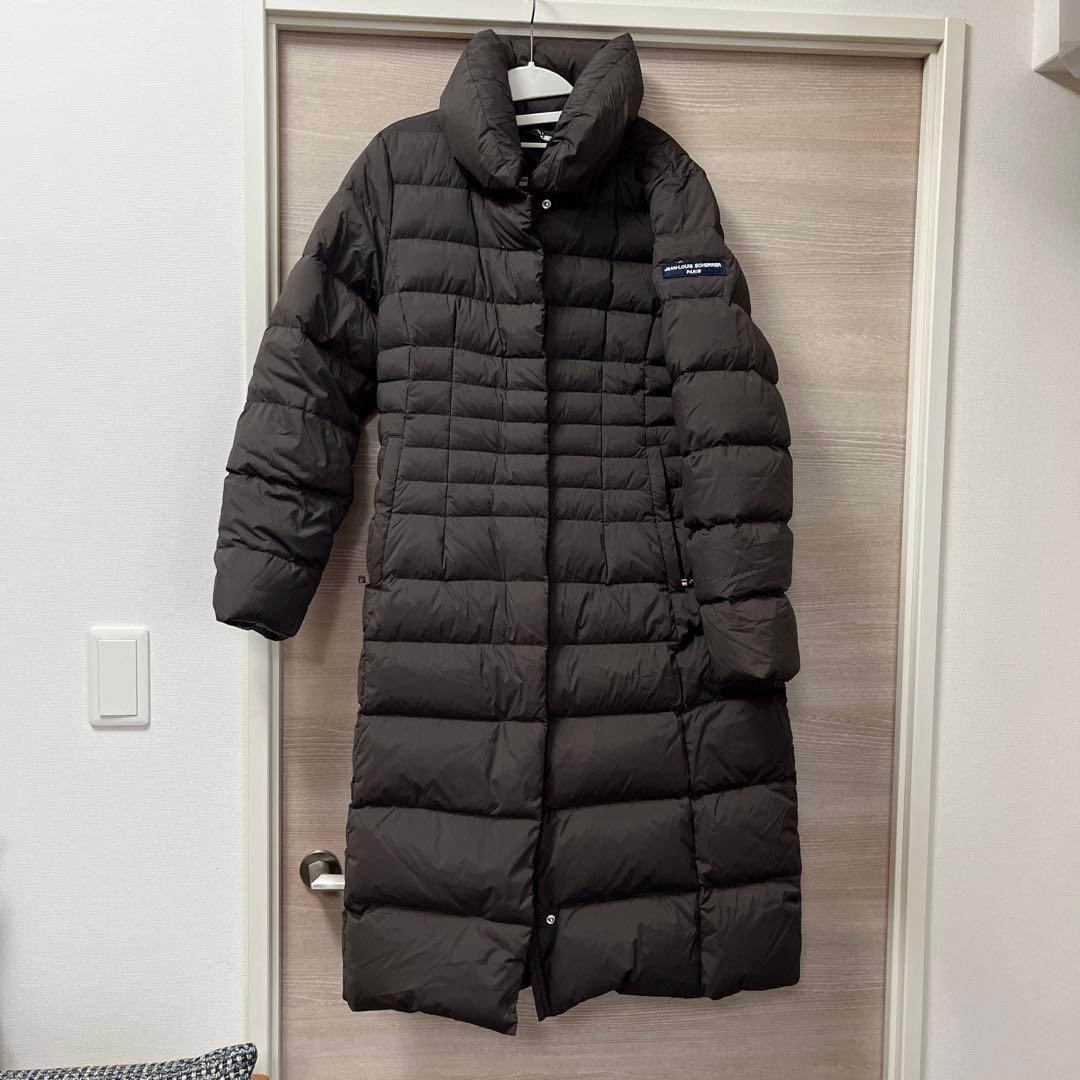 JEAN-LOUIS SCHERRER ブラウン ダウンロングコート