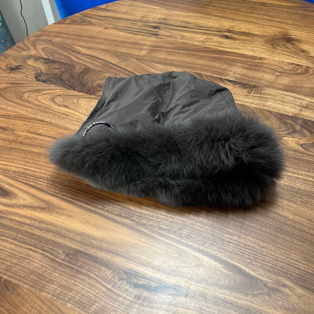 JEAN-LOUIS SCHERRER ブラウン ダウンロングコート