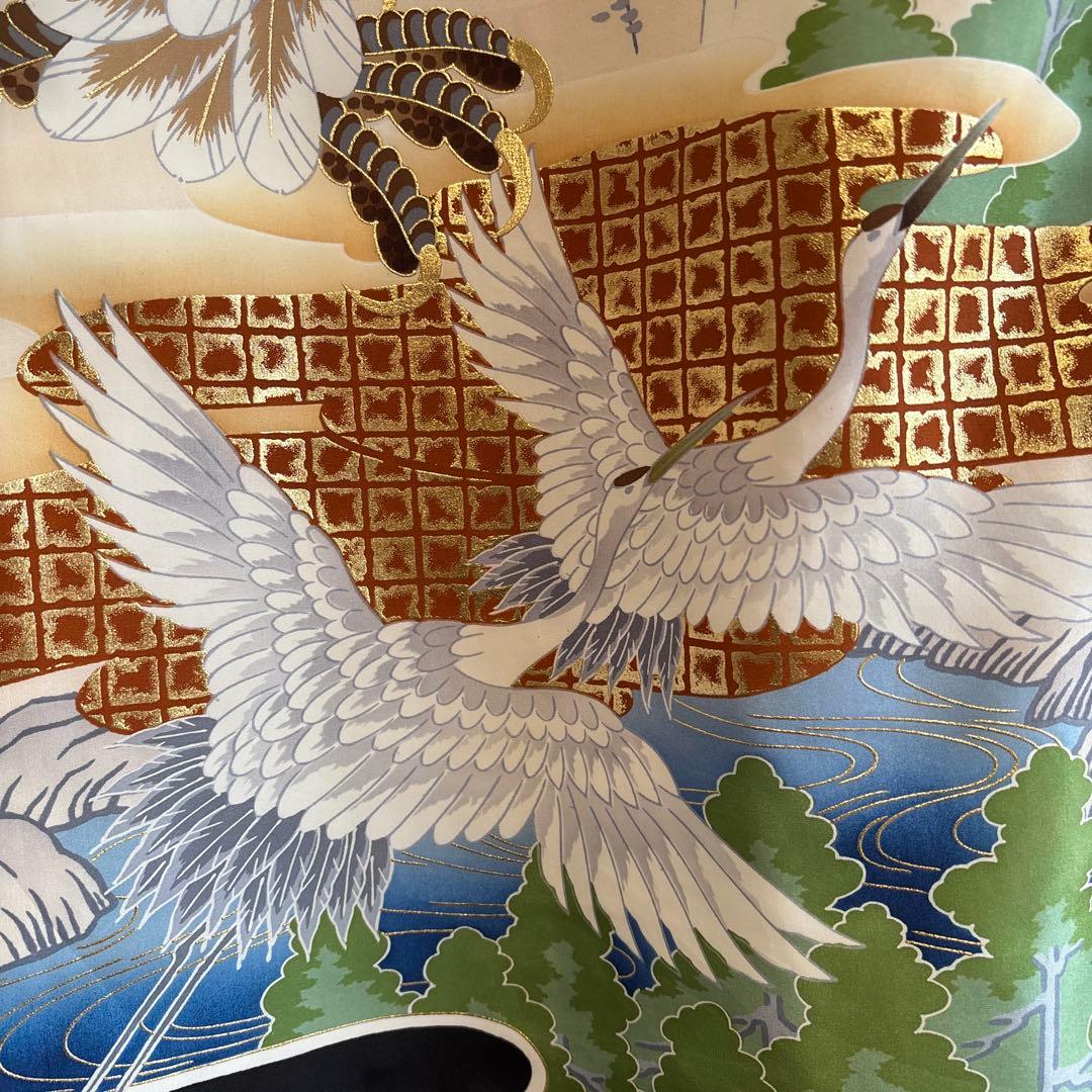 No.7 正絹男の子お祝い着　のしめ　長襦袢 七五三