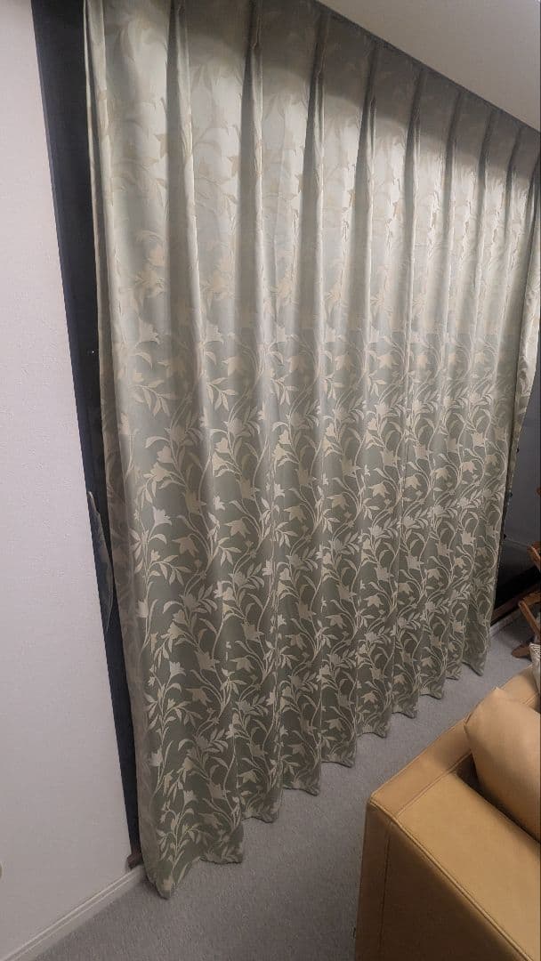 ①206×180cm×2枚 ドレープカーテン 川島織物セルコン