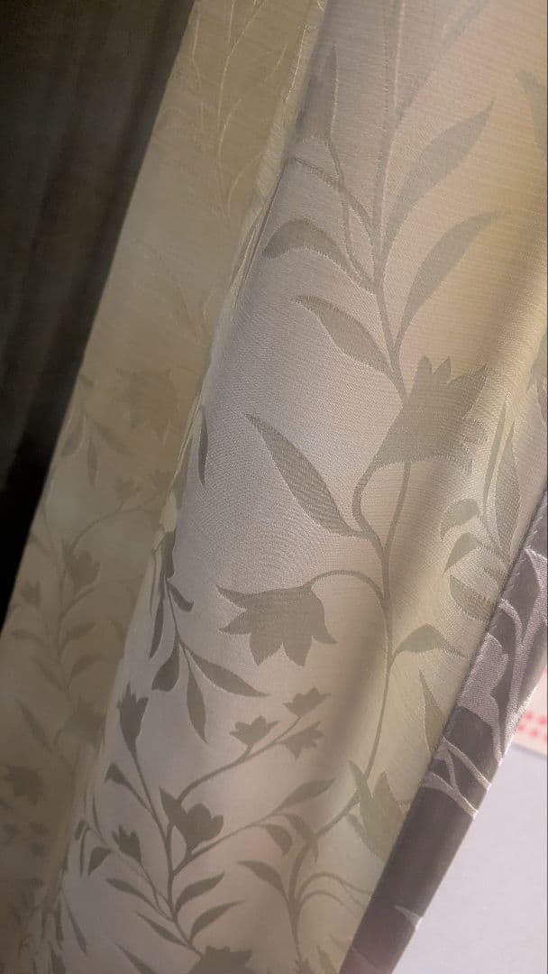 ①206×180cm×2枚 ドレープカーテン 川島織物セルコン