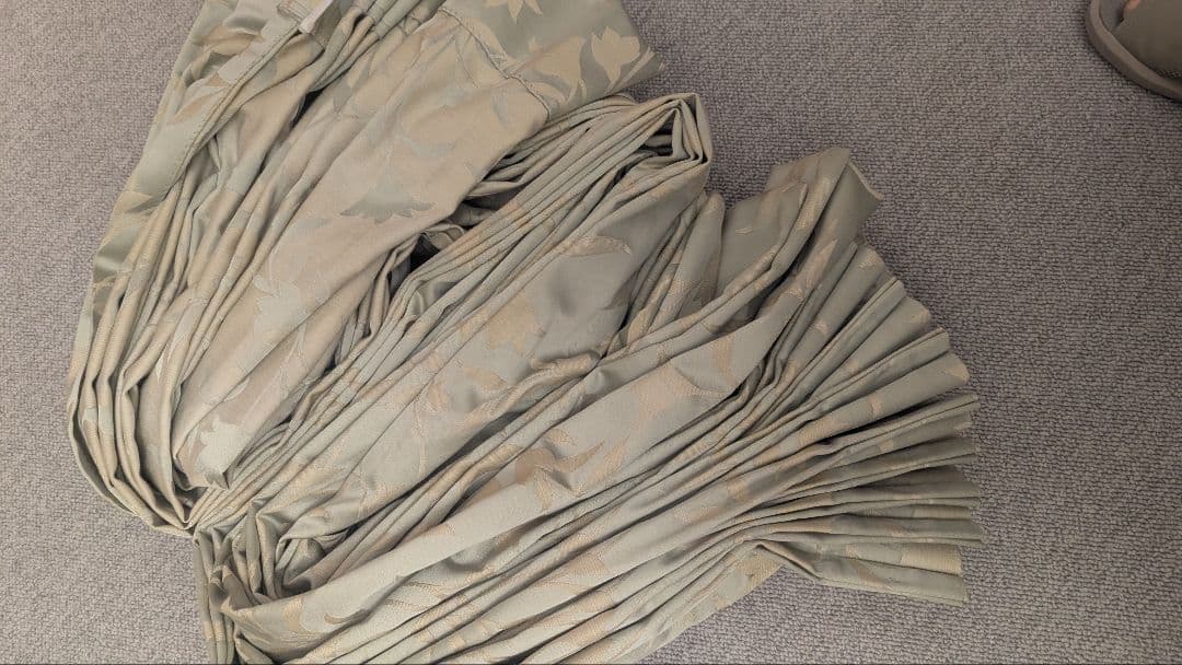 ①206×180cm×2枚 ドレープカーテン 川島織物セルコン