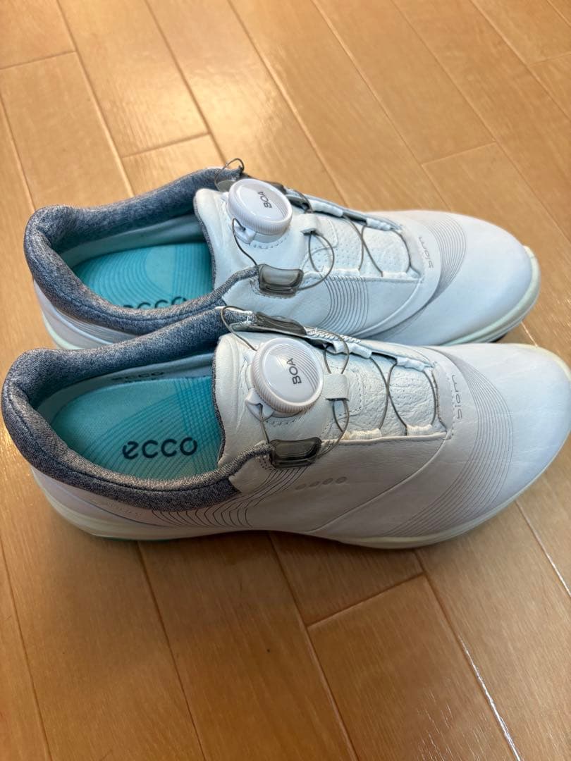 Ecco ゴルフシューズ 37 ホワイト　23.5 エコー