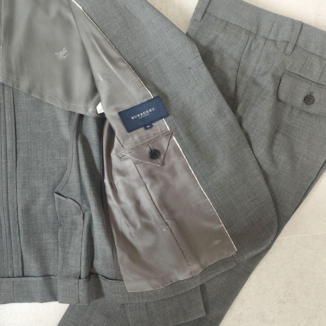 極美品✨ BURBERRY LONDON セットアップ ホースロゴ シングル