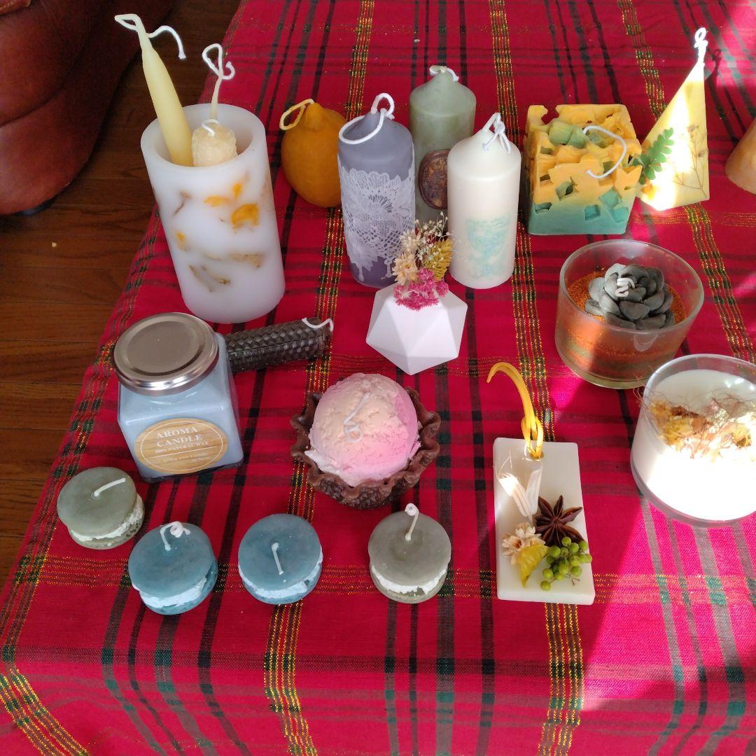 【匿名配送】ハンドメイドキャンドル まとめ売り32点