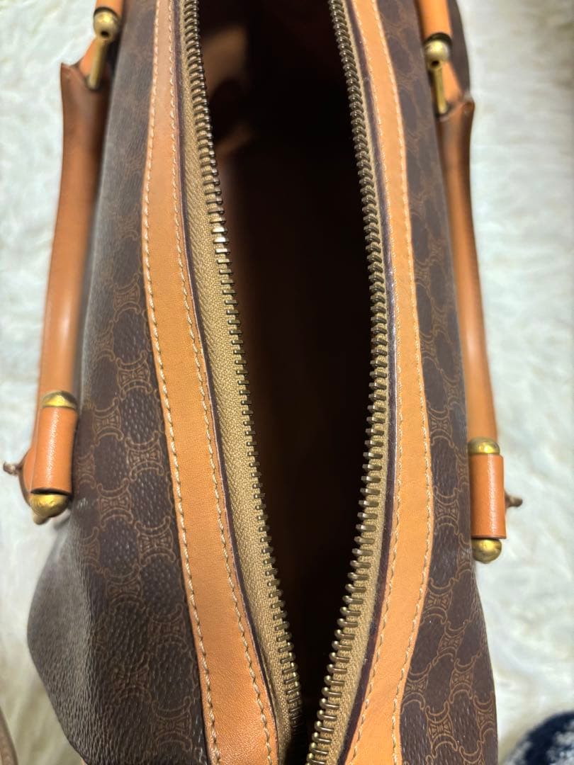 CELINE ブラウン ボストンバッグ