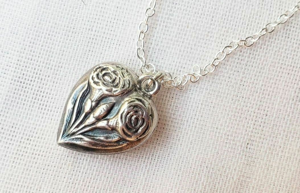 1940年代　スウィートハートジュエリー　パフィハート　シルバー WW2 星