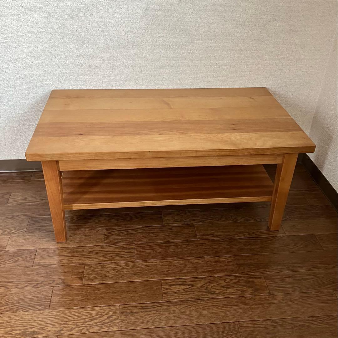 キャトルセゾン　ローテーブル　サクラ材