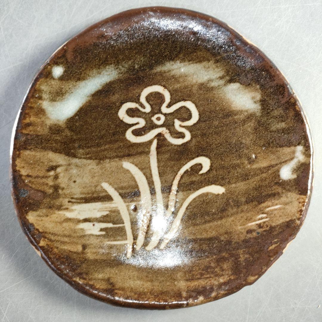 A1313-1/虎渓山 水月窯/花唐草文銘々皿10客/飾皿/菓子皿/懐石道具/