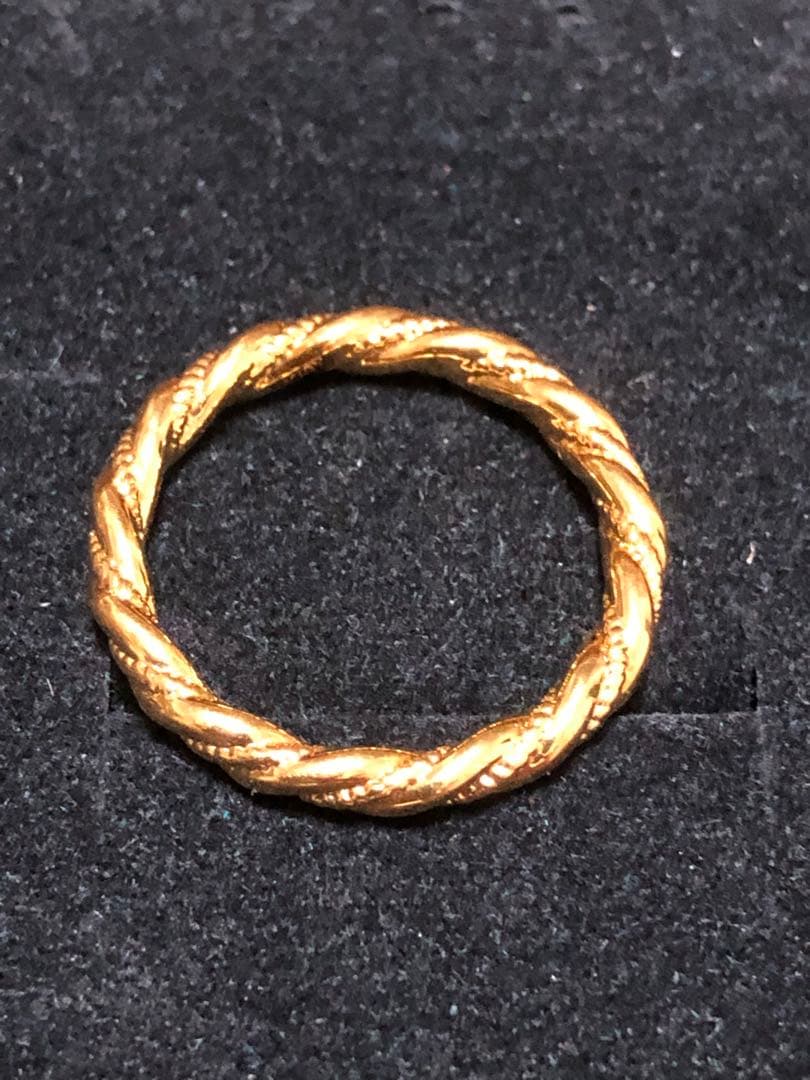 k18リング 、男女兼用 Au750刻印