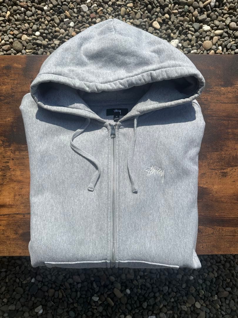 stussy ボアフルジップパーカー