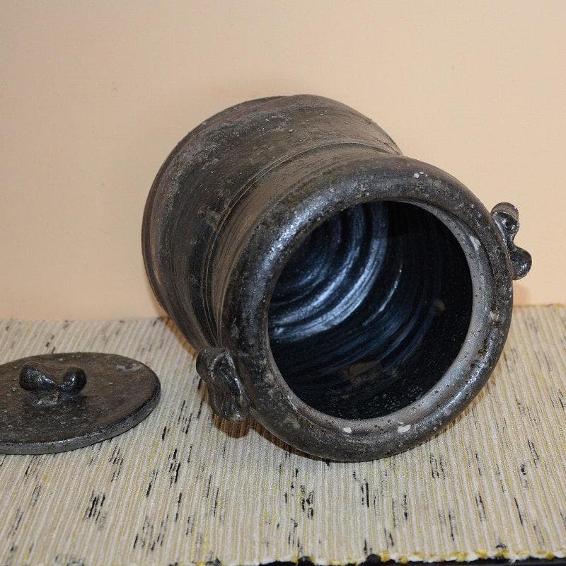 茶道具　丹波焼　水指　備前龍田川写水指　森本丹山　中古　送料込み