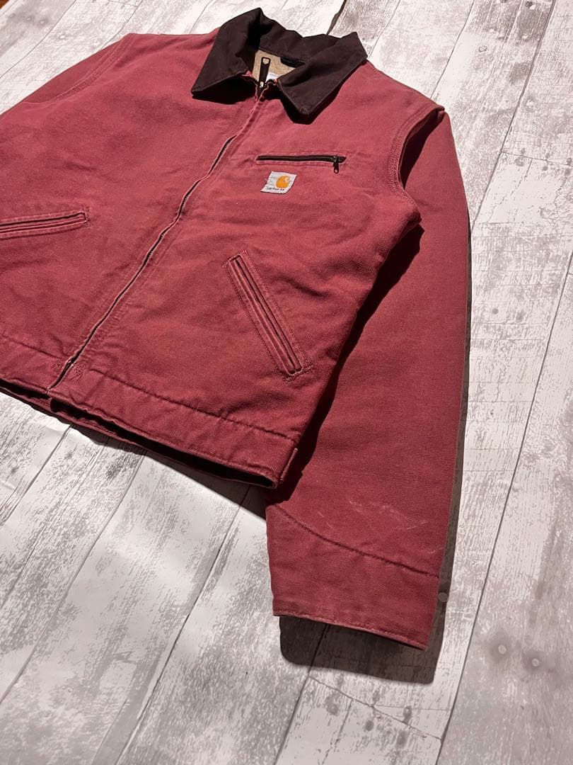 美品！超希少カラー！　Carhartt デトロイトジャケット　サーモンピンク