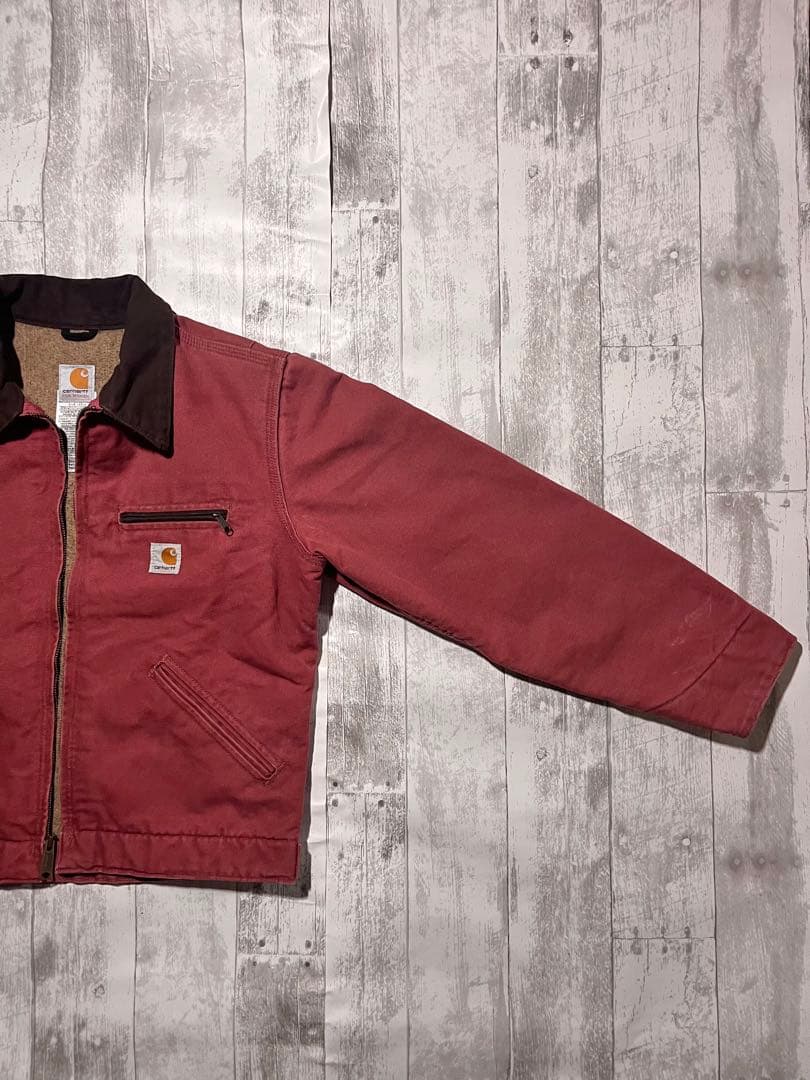 美品！超希少カラー！　Carhartt デトロイトジャケット　サーモンピンク