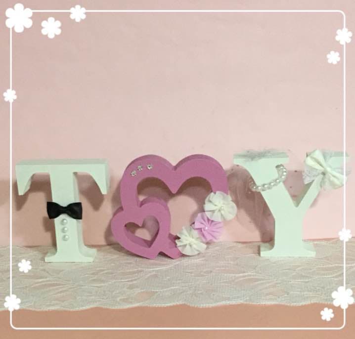 ゆん様確認用♡ウエディングバージョン・イニシャルオブジェ