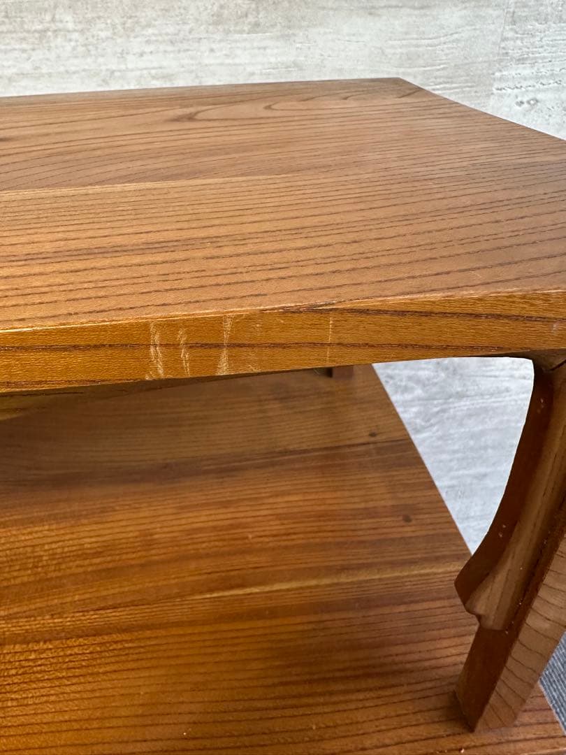 欅材　飾り棚　違い棚　茶棚　和箪笥　キャビネット