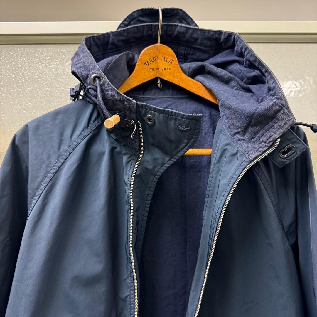 Nigel Cabourn ウェットウェザーパーカー 50 ネイビー