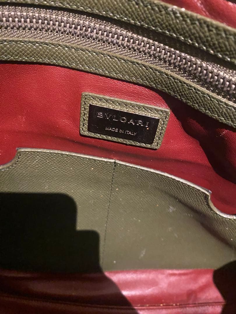 【早い者勝ち】BVLGARI MAN ジップトート　ブラック