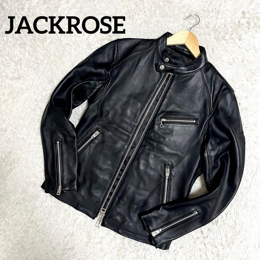 ✨美品✨ジャックローズ レザー ジャケット ライダース 羊革