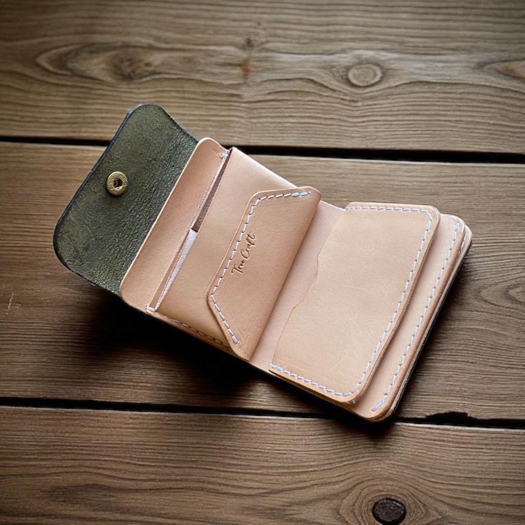 ミニウォレット マルゴーオリーブ