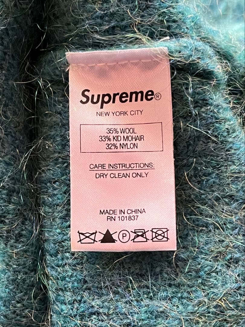 トップス Supreme Heather Mohair Cardigan 15FW M