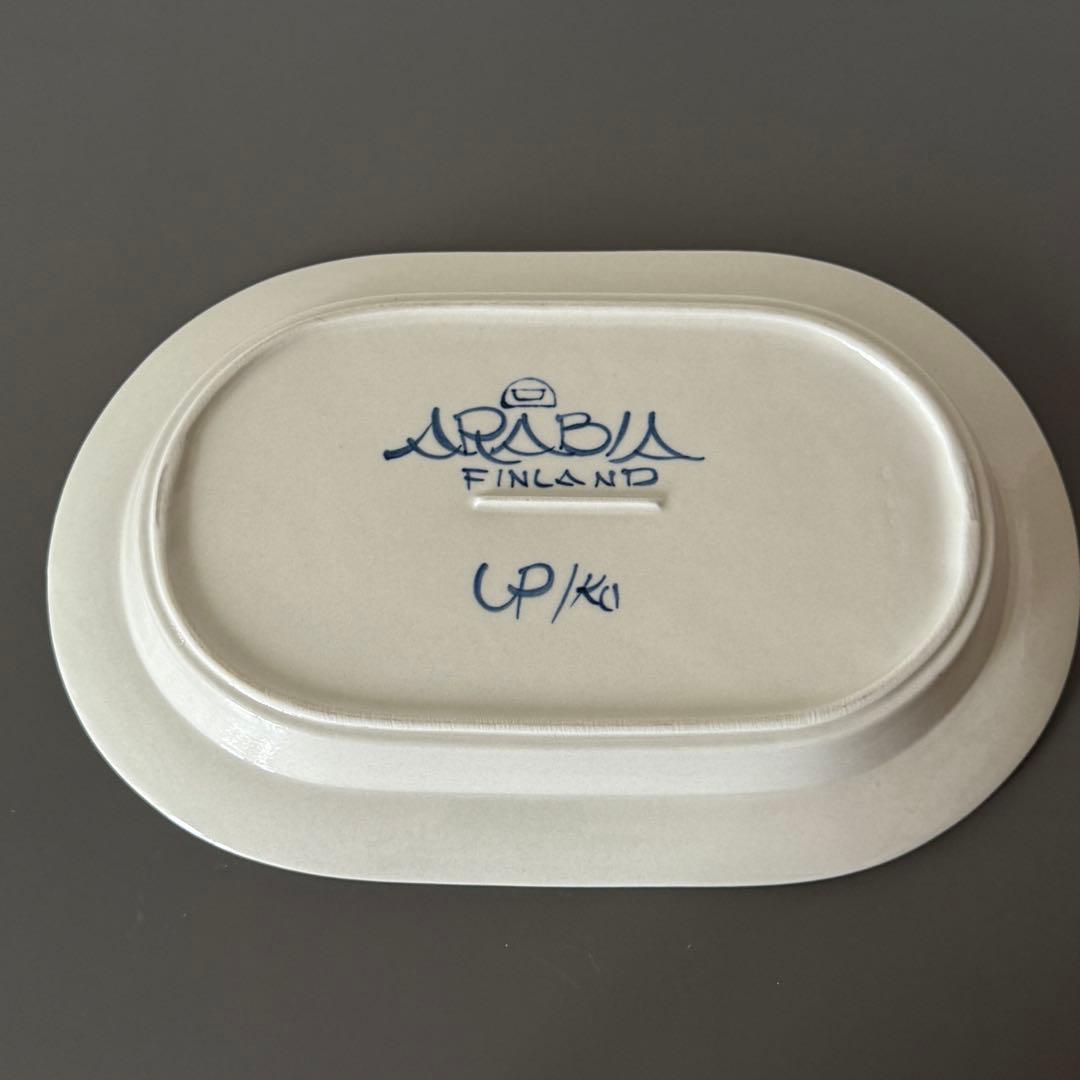 ARABIA アラビア　アネモネ　オーバルプレート　新品未使用　ヴィンテージ