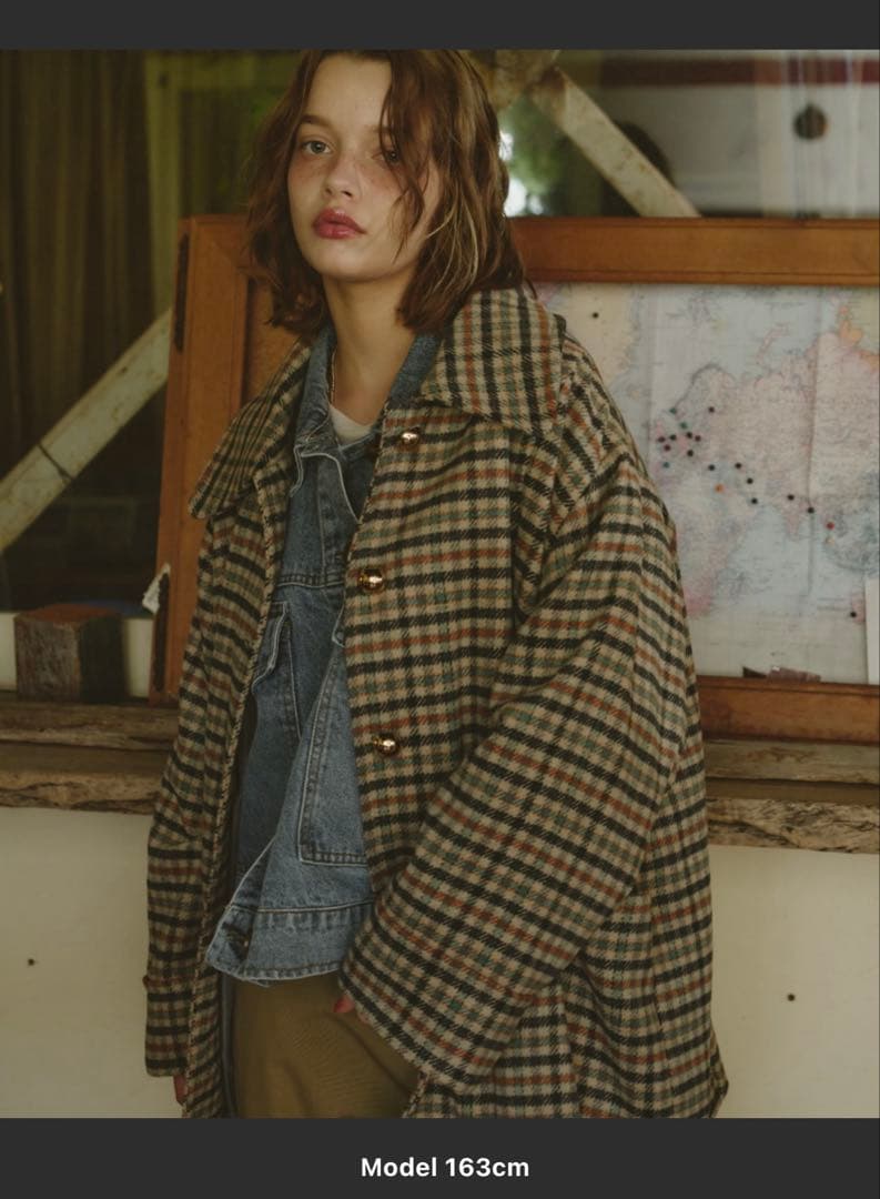 Unitage 金釦ミドルコート