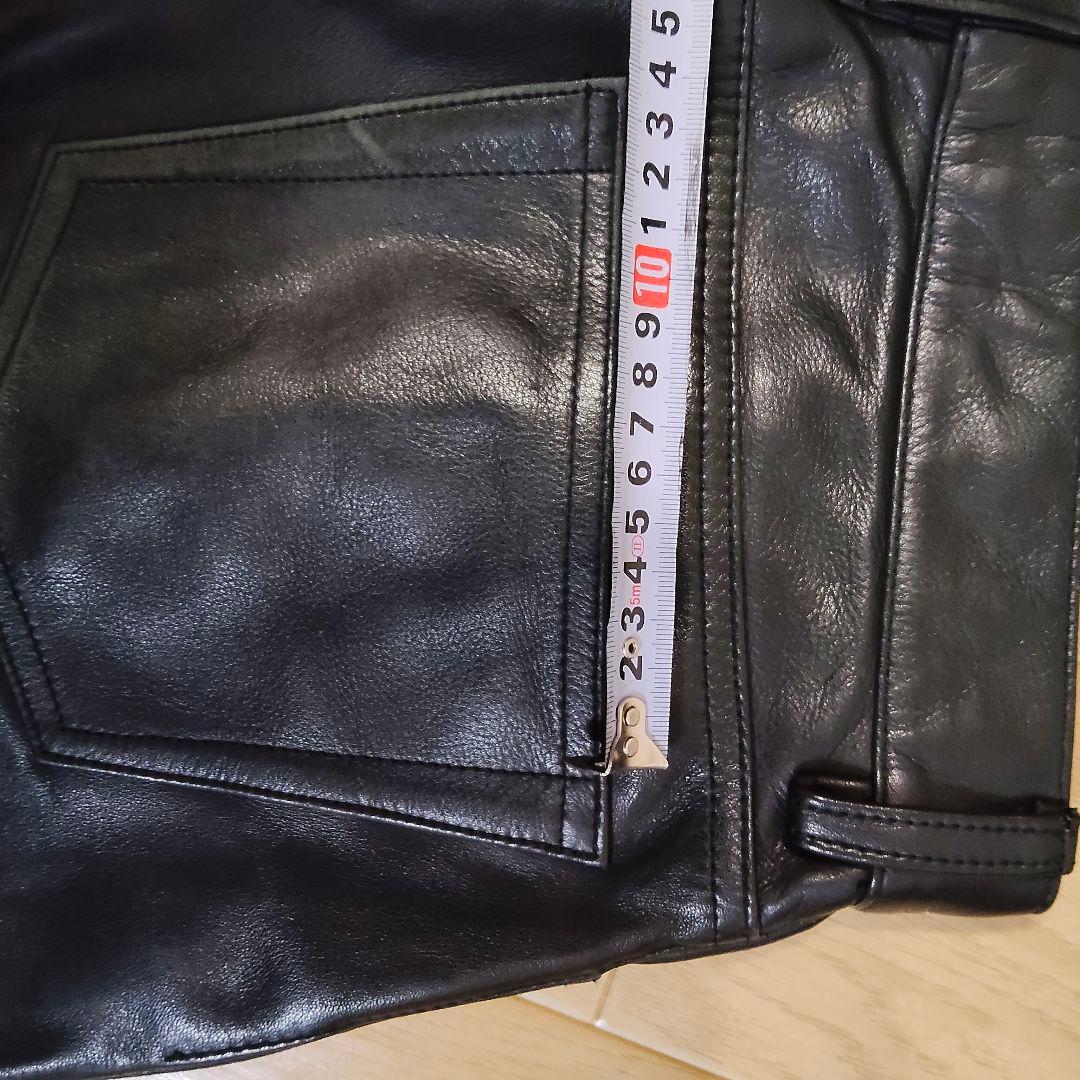 GAP レザー希少ストレートフィット パンツ W29 L32