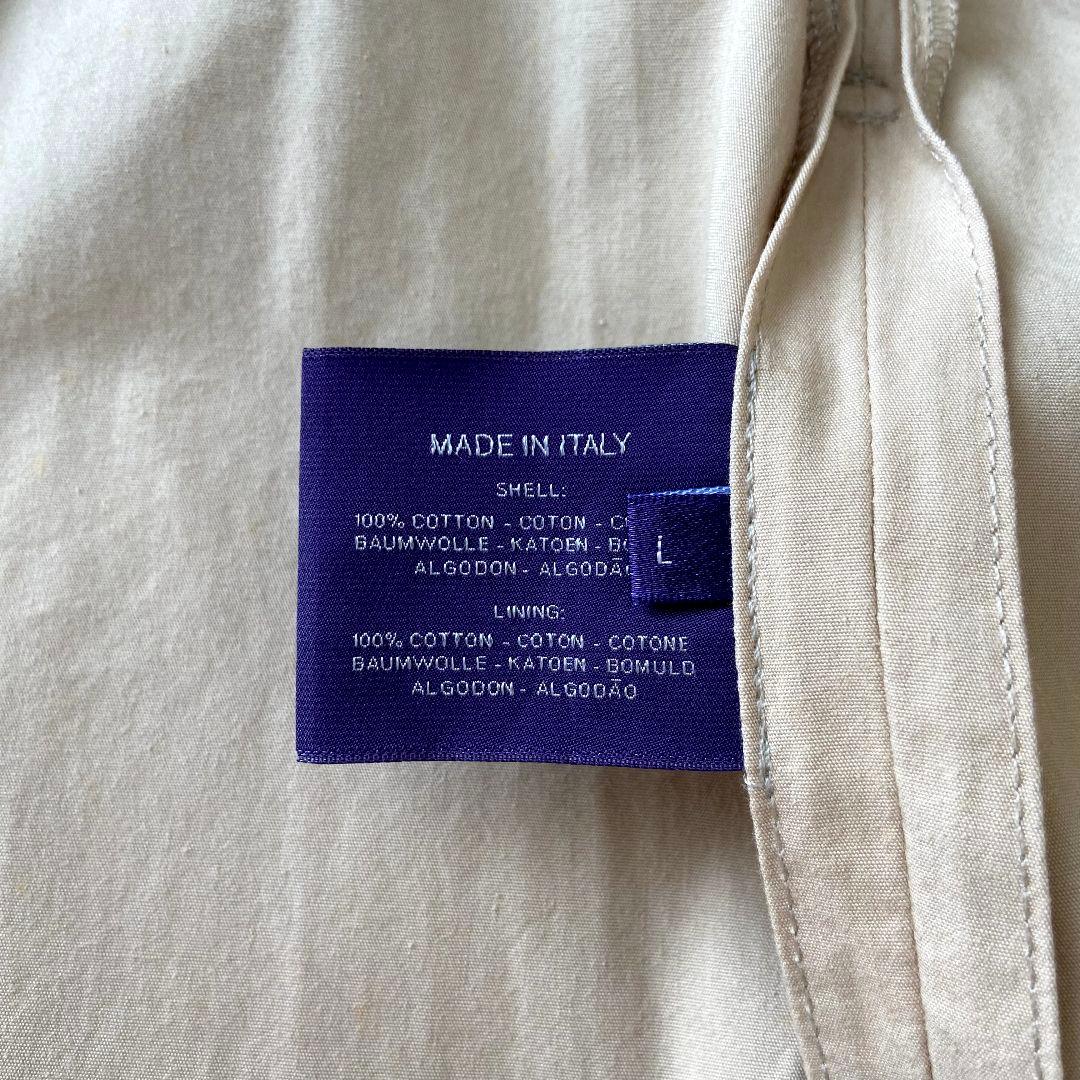 【最上級ライン】ラルフローレン　パープルレーベル　トレンチコート　ダブル