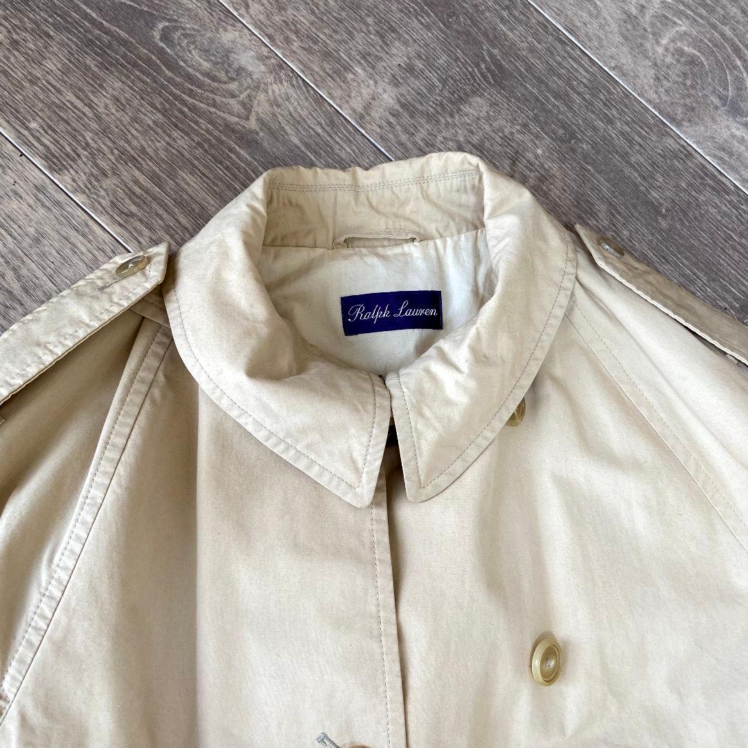 【最上級ライン】ラルフローレン　パープルレーベル　トレンチコート　ダブル