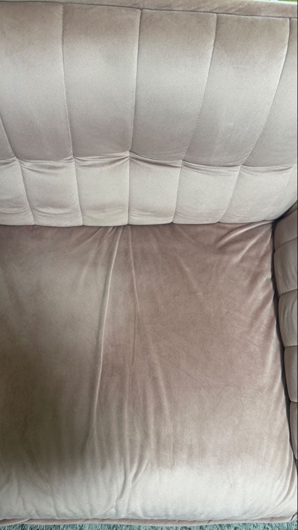 ベロアカウチソファ 2人掛け リクライニング 14段階 chammy日本製