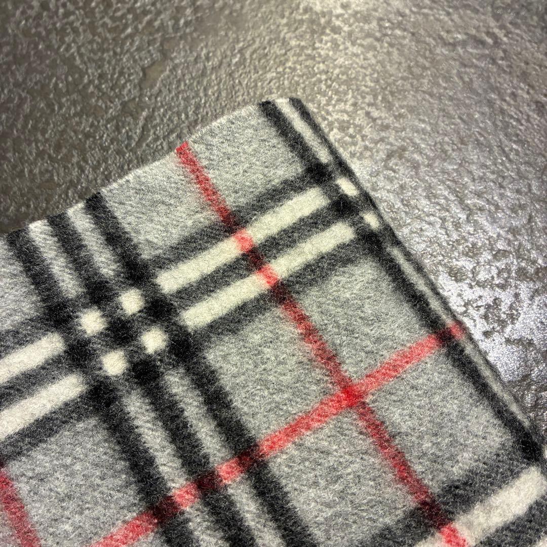 スコットランド製 BURBERRY カシミヤ ウール マフラー ストール