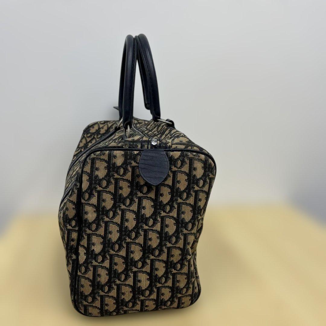 希少 Christian Dior トロッター ミニボストンバッグ 90s