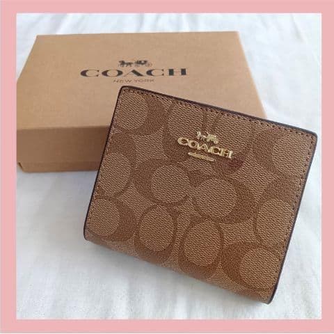 【訳あり大特価✨️】 COACH コーチ 二つ折り財布 C3309 シグネチャー