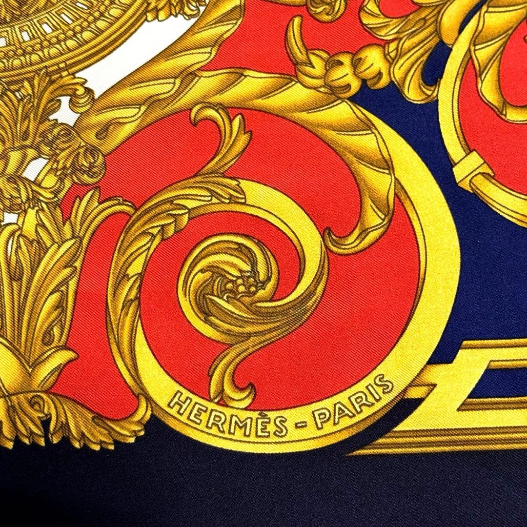美品 エルメス スカーフ カレ90 LES TUILERIES チェルリー公園