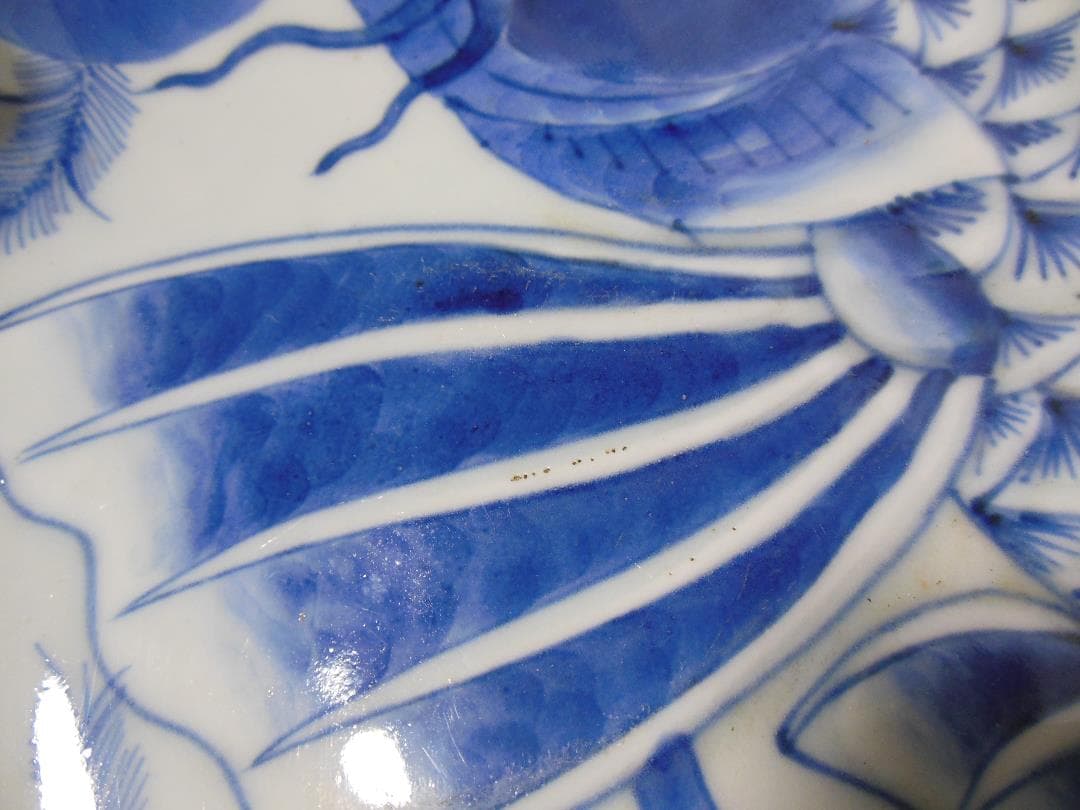 古伊万里　大皿（鯉）